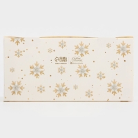 Коробка для капкейка &laquo;Веночки&raquo;, 8 х 16 х 11.5 см, Новый год