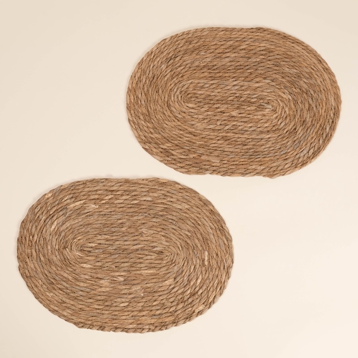 Салфетки сервировочные SL Home, 2 шт, камыш, 43&times;30 см