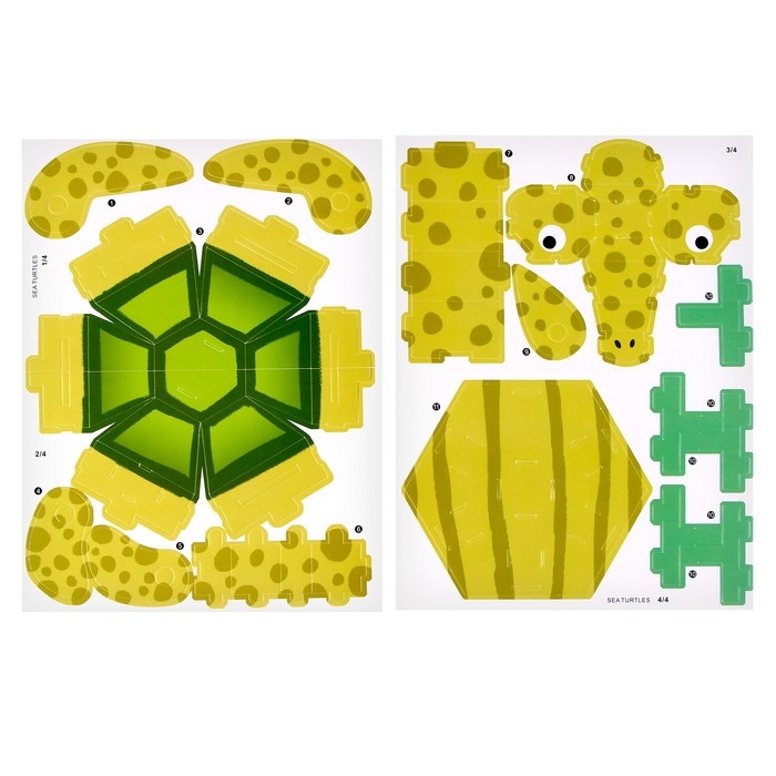 Набор для творчества создние 3D фигурки &laquo;Черепаха&raquo;