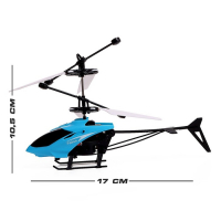 Вертолет «Прогулочный», свет, USB, цвет синий Вертолет «Прогулочный», свет, USB, цвет синий