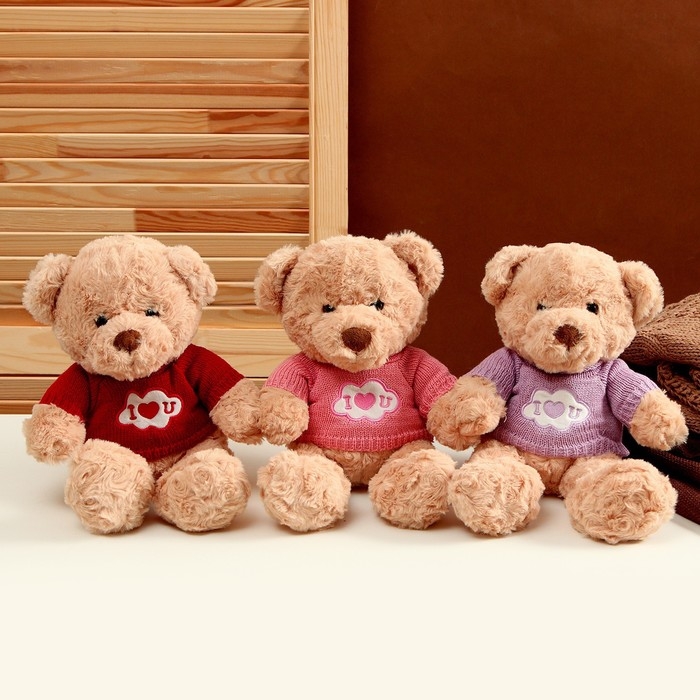 Мягкая игрушка «Медведь», в свитере, 32 см, цвет МИКС Мягкая игрушка «Медведь», в свитере, 32 см, цвет МИКС