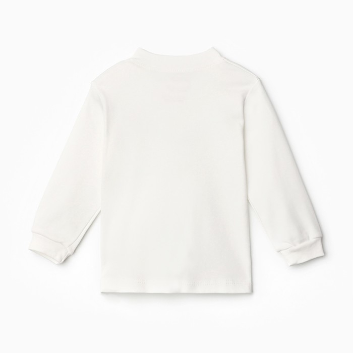 Лонгслив детский, цвет молочный, рост 80 см Лонгслив детский, цвет молочный, рост 80 см