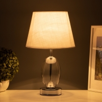 Лампа настольная "Изольда" 1х40Вт Е27 прозрачный 22,5х22,5х38см Лампа настольная "Изольда" 1х40Вт Е27 прозрачный 22,5х22,5х38см