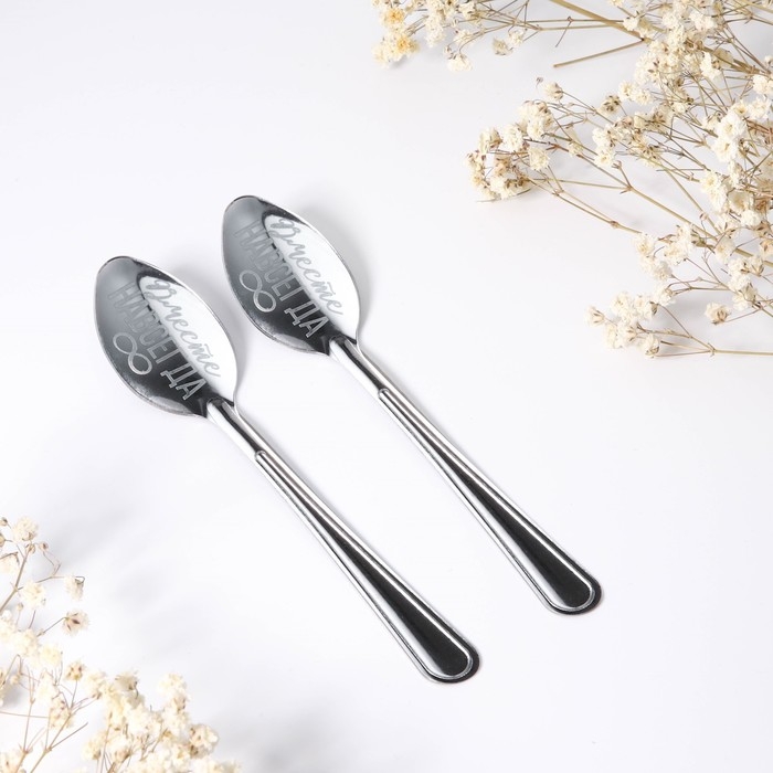 Ложки с гравировкой, набор 2 шт «Тому, кто мне важен и дорог», 15,5 х 25,5 см. Ложки с гравировкой, набор 2 шт «Тому, кто мне важен и дорог», 15,5 х 25,5 см.