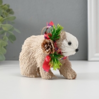 Сувенир подвеска "Мишка с ёлочным венком на шее" 11,5х5,5х8 см Сувенир подвеска "Мишка с ёлочным венком на шее" 11,5х5,5х8 см