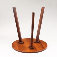 Журнальный столик "Брюгге", D = 45 см, высота 47 см, цвет орех таволато