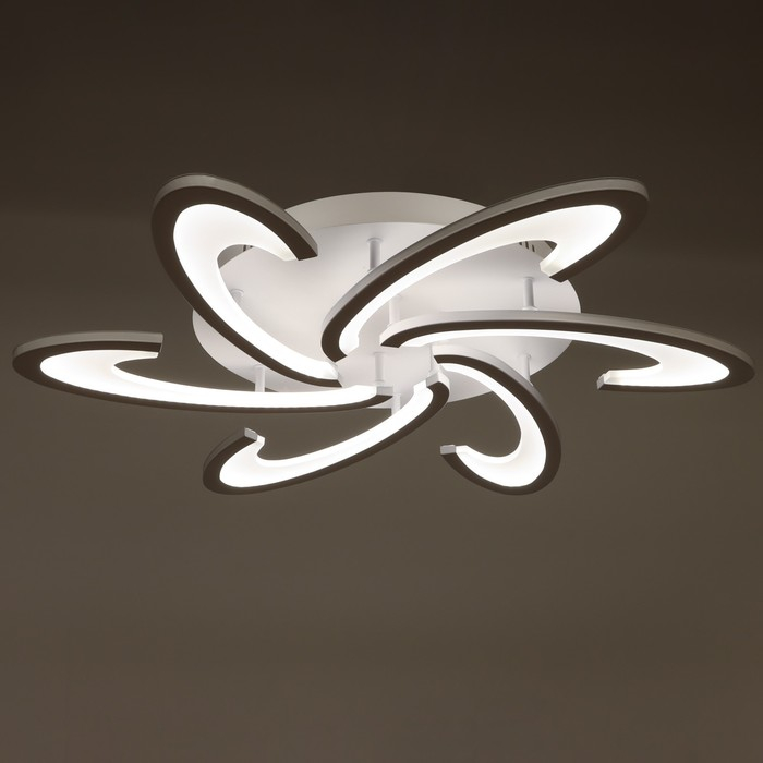 Люстра светодиодная "Анна" LED 108Вт 2700-6400К 7100Лм 70х70х8см Ritter