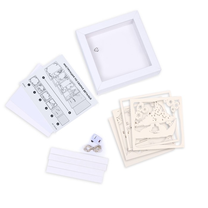 Набор для творчества &laquo;Многослойный ночник&raquo;, Disney, Рапунцель, сборный, 3+