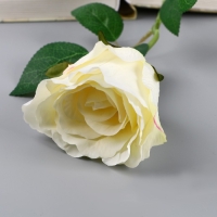 Цветы искусственные "Роза чайная экстра" d-7 см 44 см, белый Цветы искусственные "Роза чайная экстра" d-7 см 44 см, белый