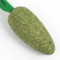 Игрушка для кошек из кошачьей мяты "Морковка", 5 см Игрушка для кошек из кошачьей мяты "Морковка", 5 см