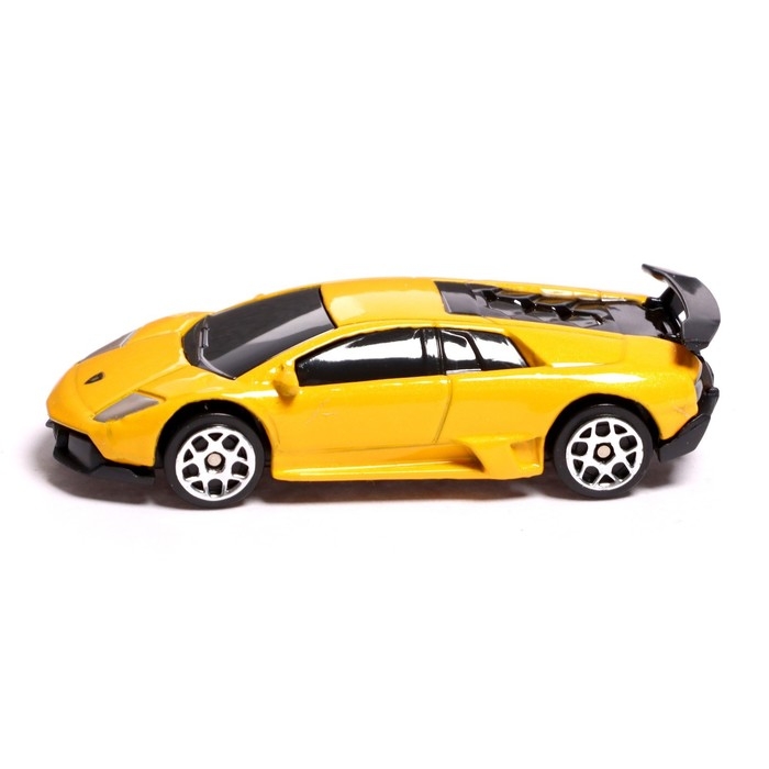 Машина металлическая LAMBORGHINI MURCIELAGO LP 670-4 SV, 1:64, цвет жёлтый Машина металлическая LAMBORGHINI MURCIELAGO LP 670-4 SV, 1:64, цвет жёлтый