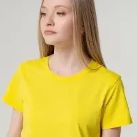 Футболка женская T-bolka Lady желтая, размер M