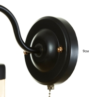 Бра 2199/1 E27 40Вт черно-золотой 20х11х20 см