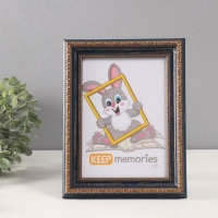 Фоторамка пластик "Вавилон" 15х21 см, синий Фоторамка пластик "Вавилон" 15х21 см, синий