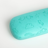 Футляр для очков на хлопушке &laquo;Выбражулька&raquo;, длина 16 см, цвет бирюзовый