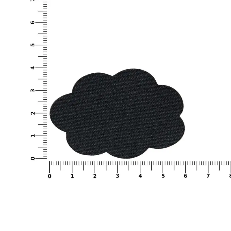 Наклейка тканевая Lunga Calum, L, черная Наклейка тканевая Lunga Calum, L, черная