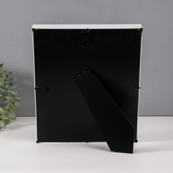 Фоторамка пластик 9х9 см Фоторамка пластик 9х9 см "Молочные зубики" розовая 2х23х27 см