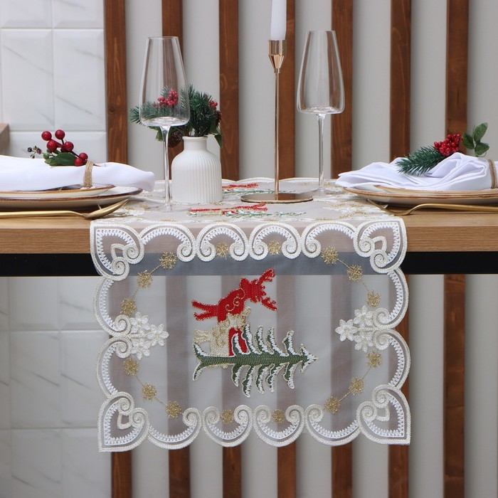 Дорожка Этель &laquo;Сказочная&raquo; с вышивкой, 40 х 85 &plusmn;5 см, п/э