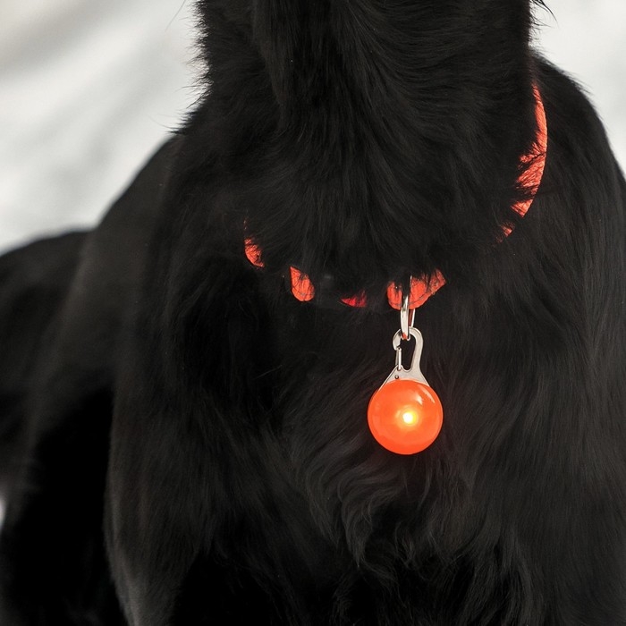 Маячок Сфера 3 режима свечения оранжевый