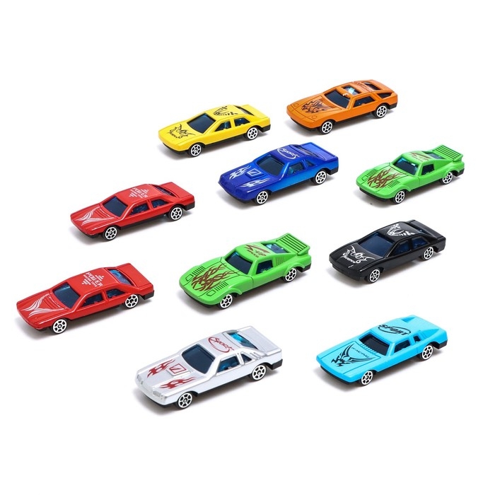 Набор &laquo;Супергонщик&raquo;, 10 машинок