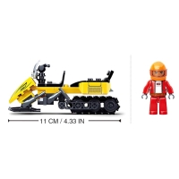 Конструктор Город &laquo;Снегоход&raquo;, 115 деталей