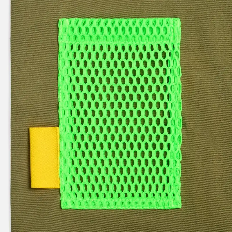 Лейбл тканевый Epsilon, L, желтый