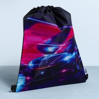 Мешок для обуви &laquo;Гонщик&raquo; болоньевый материал, 30 х 40 см