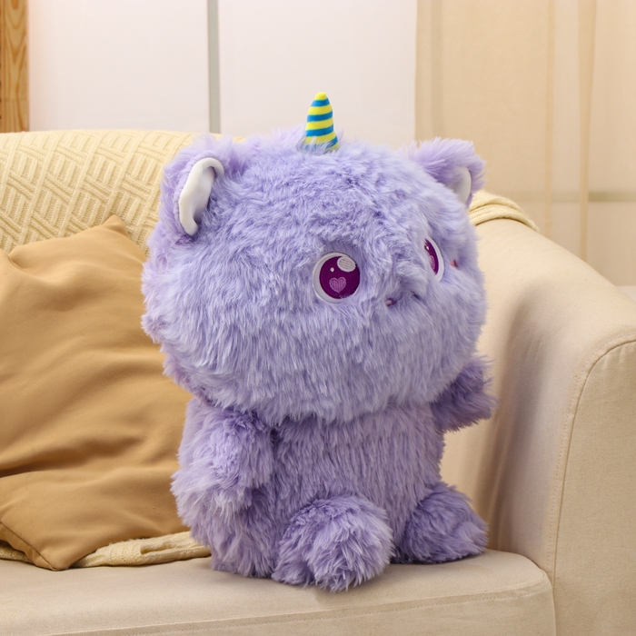 Мягкая игрушка «Монстрик», 40 см, цвет фиолетовый Мягкая игрушка «Монстрик», 40 см, цвет фиолетовый