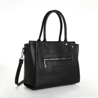 Сумка женская тоут, на молнии, цвет чёрный Сумка женская тоут, на молнии, цвет чёрный