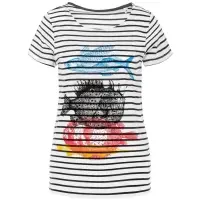 Футболка женская &laquo;Морские обитатели&raquo;, размер S