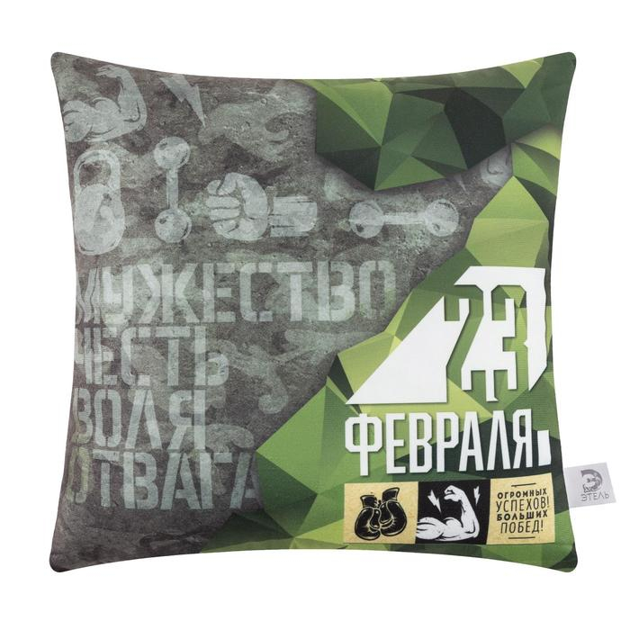 Подушка декоративная Этель Подушка декоративная Этель "Огромных успехов" 40х40 см, велюр, велюр, 100% п/э