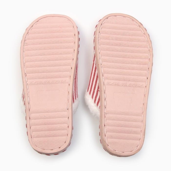 Тапочки женские, размер 38-39, красный Тапочки женские, размер 38-39, красный