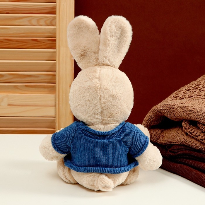 Мягкая игрушка «Заяц», в свитере, 25 см, цвет МИКС Мягкая игрушка «Заяц», в свитере, 25 см, цвет МИКС