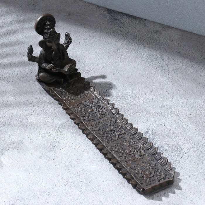 Подставка для благовоний Подставка для благовоний "Солнце", 24 х 6 х 9 см, бетон, микс