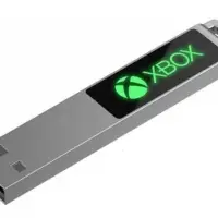 Флешка markBright с зеленой подсветкой, 16 Гб