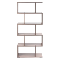 Стеллаж Змейка, 1666х250х750, ясень тёмный