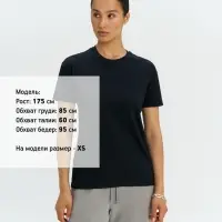 Футболка Regent 150, черная, размер M