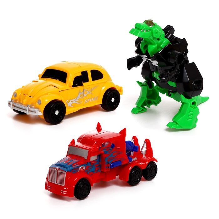 Набор трансформеров «Космоботы», 3 шт. Набор трансформеров «Космоботы», 3 шт.