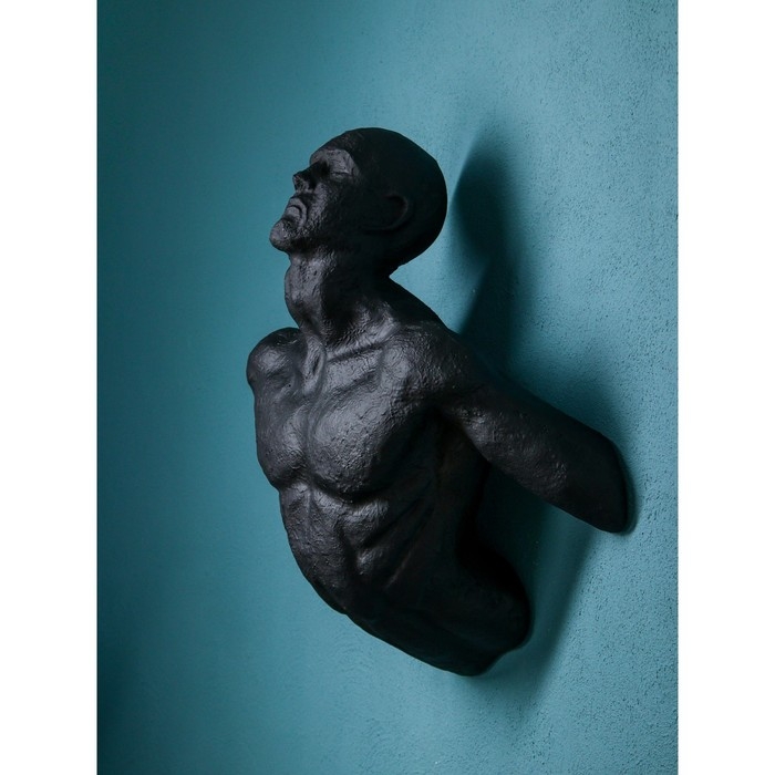 Фигура &laquo;Фантом&raquo;, полистоун, 85 см, цвет чёрный матовый