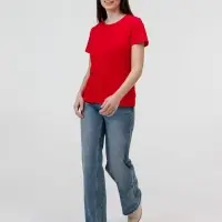 Футболка E150 женская оранжевая, размер S