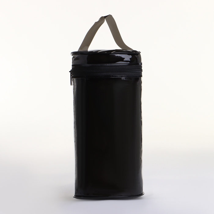 Косметичка на молнии, цвет чёрный