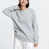 Свитшот унисекс Delta, серый меланж, размер S