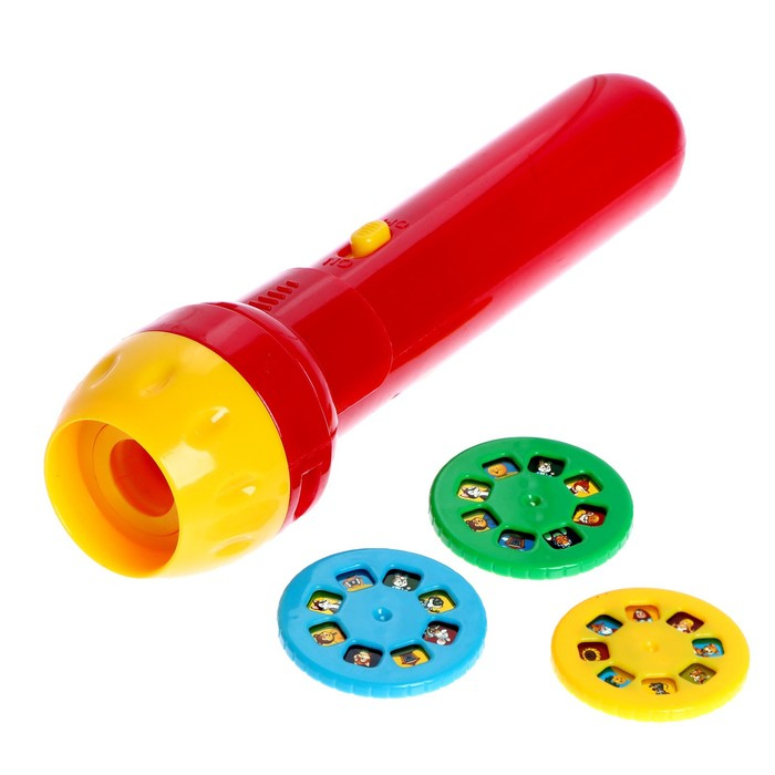 Игровой набор с проектором «Мои любимые сказки», 3 книги, светящиеся наклейки Игровой набор с проектором «Мои любимые сказки», 3 книги, светящиеся наклейки