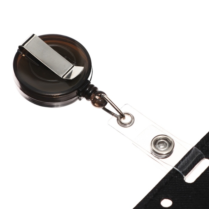 Бейдж-карман вертикальный кожзам, внешний 110x68мм, внутренний 85x54мм, рулетка 60см, чёрный. Бейдж-карман вертикальный кожзам, внешний 110x68мм, внутренний 85x54мм, рулетка 60см, чёрный.