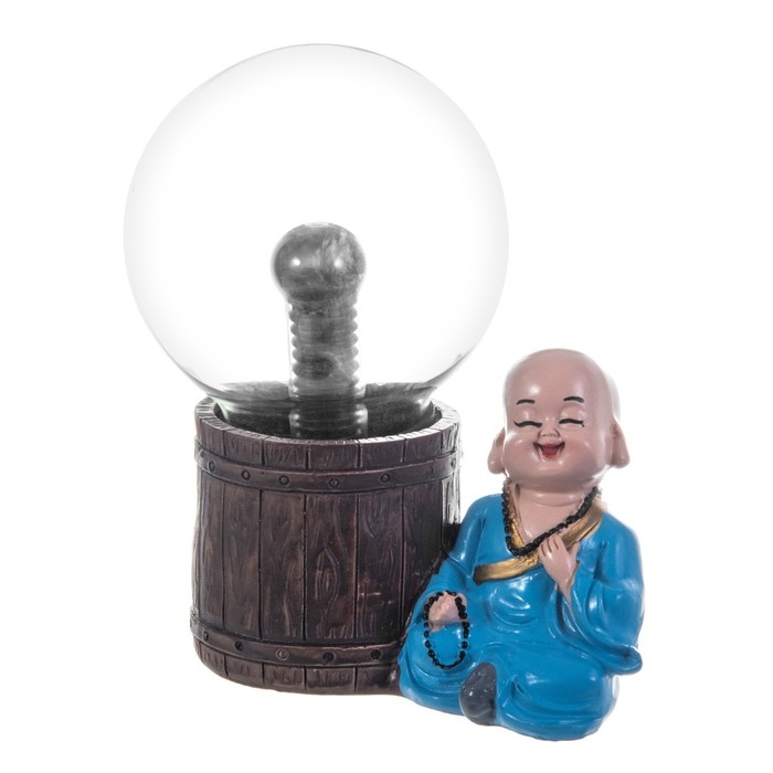 Плазменный шар Плазменный шар "Умиротворение" синий 13х7х17 см RISALUX