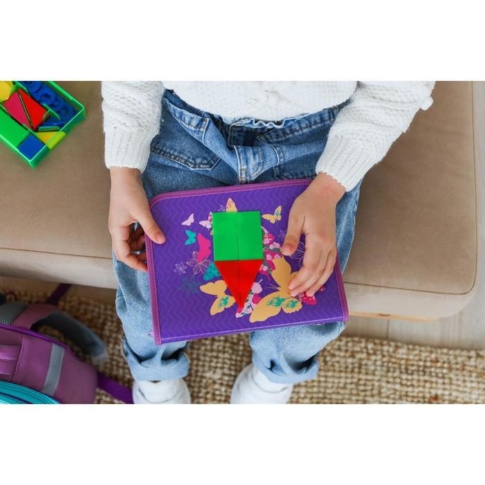 Касса цифр и счетных материалов Касса цифр и счетных материалов "Учись считать", 132 элемента, пластик, микс