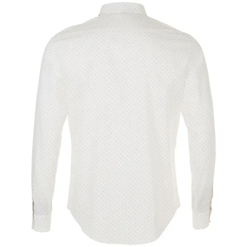 Рубашка мужская Becker Men, белая с темно-синим, размер 3XL Рубашка мужская Becker Men, белая с темно-синим, размер 3XL