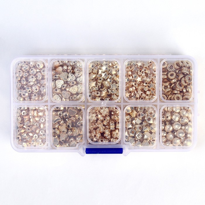 Набор для создания украшений &laquo;Роскошные бусины&raquo;, набор 500 шт., 10 видов бусин