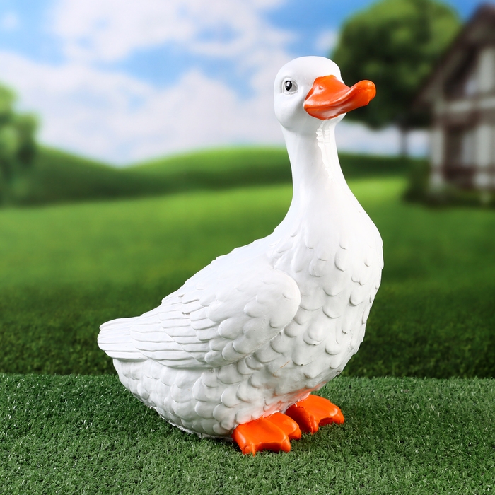 Садовая фигура Садовая фигура "Гусь" 23х14х30см ///