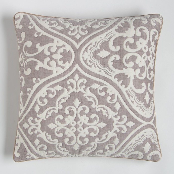 Наволочка декоративная Этель &laquo;Орнамент&raquo; цвет серый, 40х40 см, 100% хлопок
